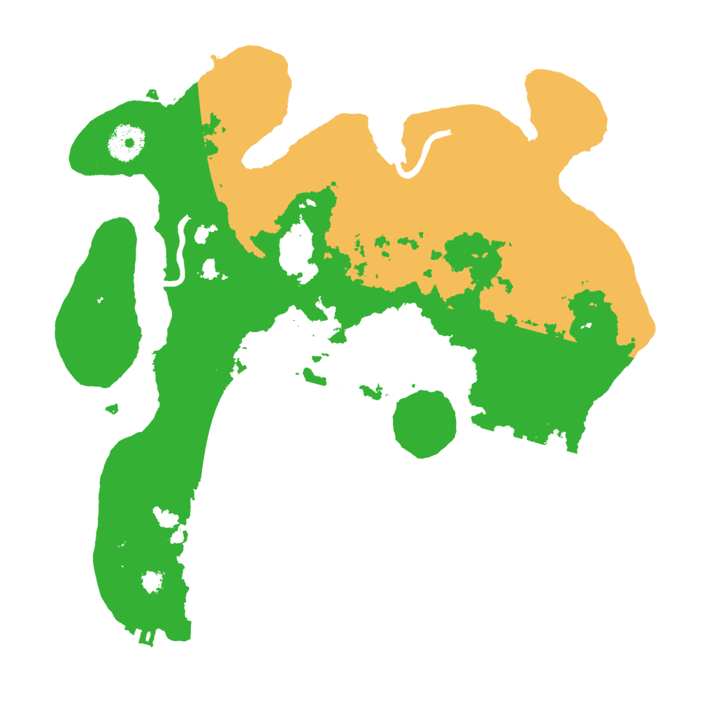 Biome Rust Map: Procedural Map, Size: 3000, Seed: 42477332