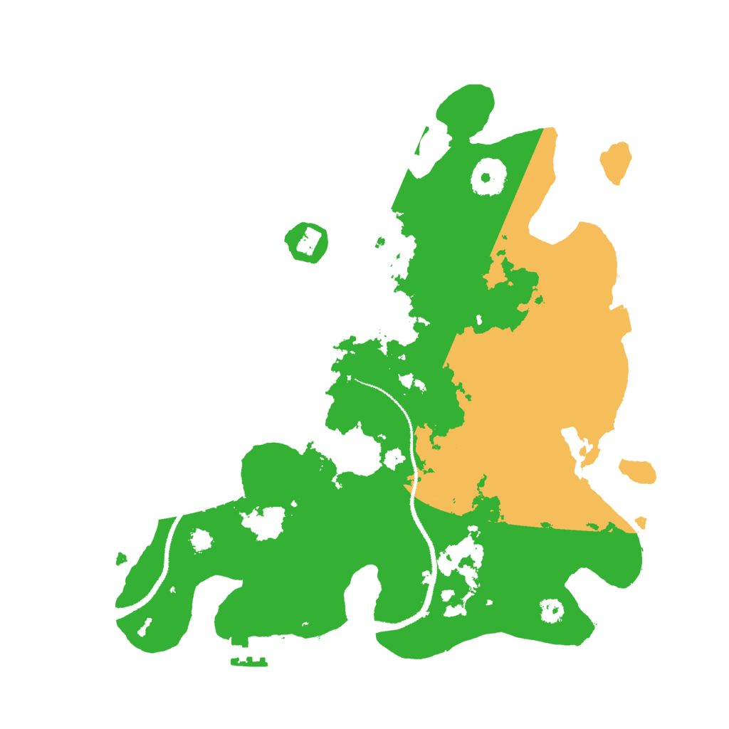 Biome Rust Map: Procedural Map, Size: 3000, Seed: 65510