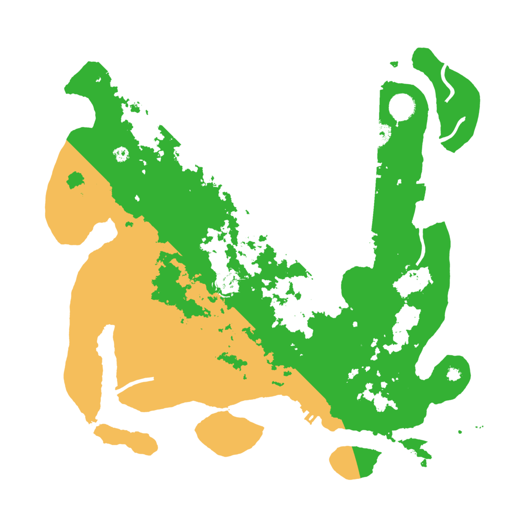 Biome Rust Map: Procedural Map, Size: 3500, Seed: 876809183