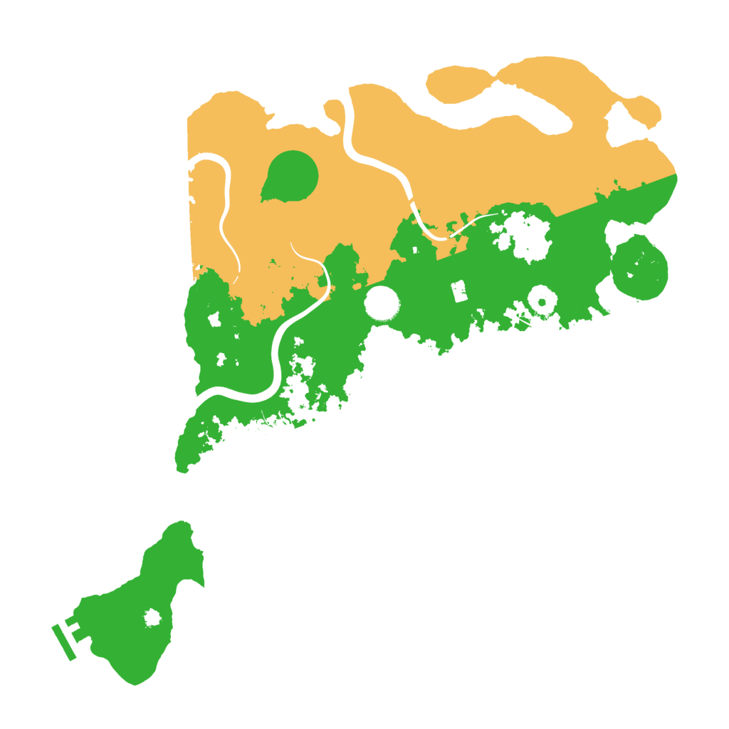 Biome Rust Map: Procedural Map, Size: 3800, Seed: 5232023