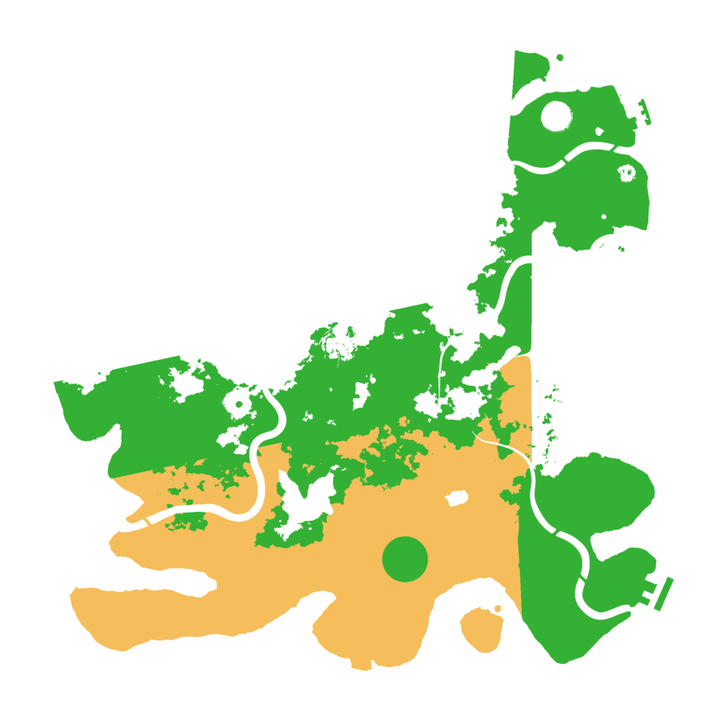 Biome Rust Map: Procedural Map, Size: 4100, Seed: 1502165