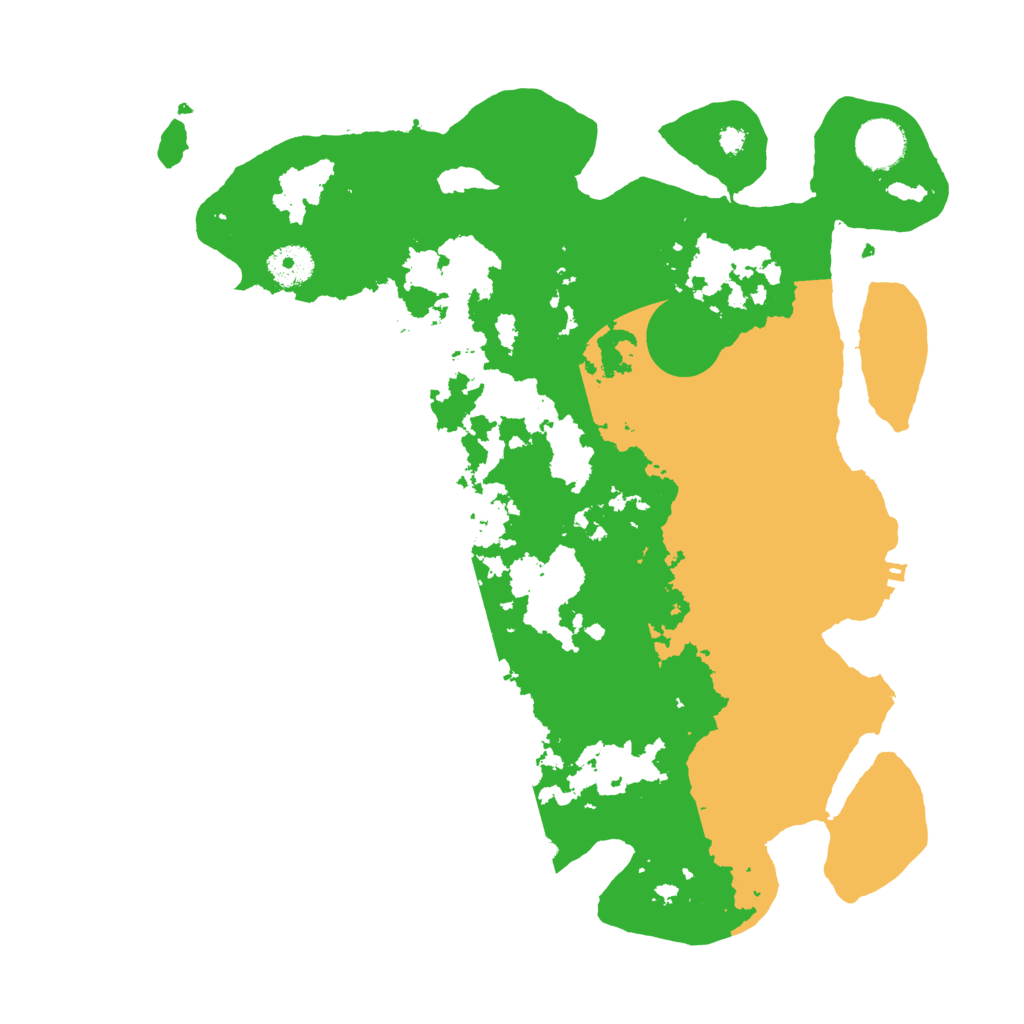 Biome Rust Map: Procedural Map, Size: 3600, Seed: 74496996