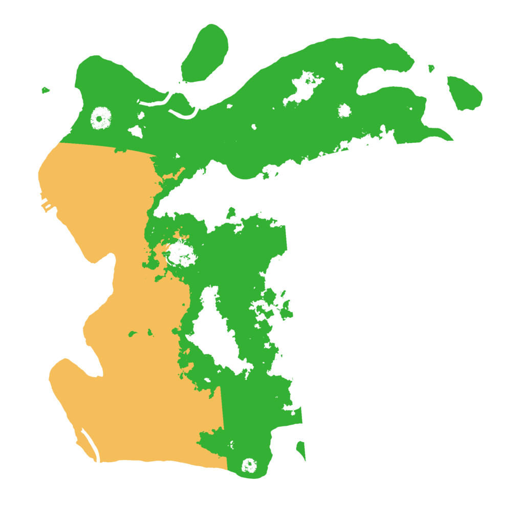 Biome Rust Map: Procedural Map, Size: 3600, Seed: 12702547