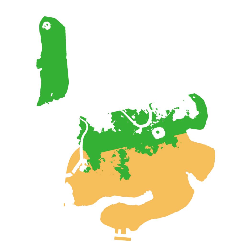 Biome Rust Map: Procedural Map, Size: 3000, Seed: 5615