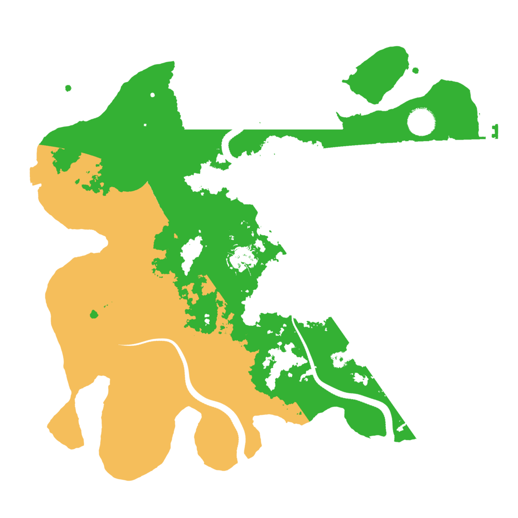Biome Rust Map: Procedural Map, Size: 3300, Seed: 1918932789