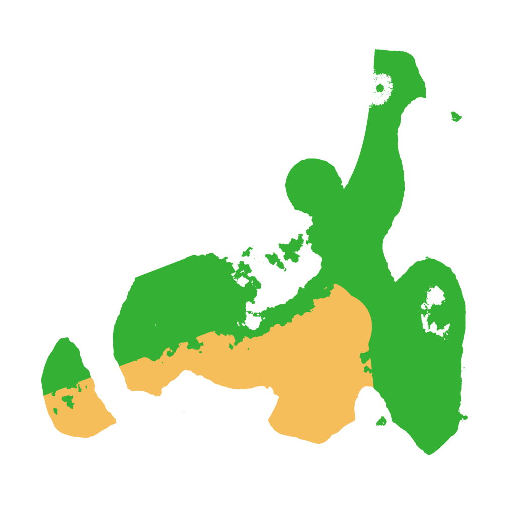 Biome Rust Map: Procedural Map, Size: 2500, Seed: 526809190