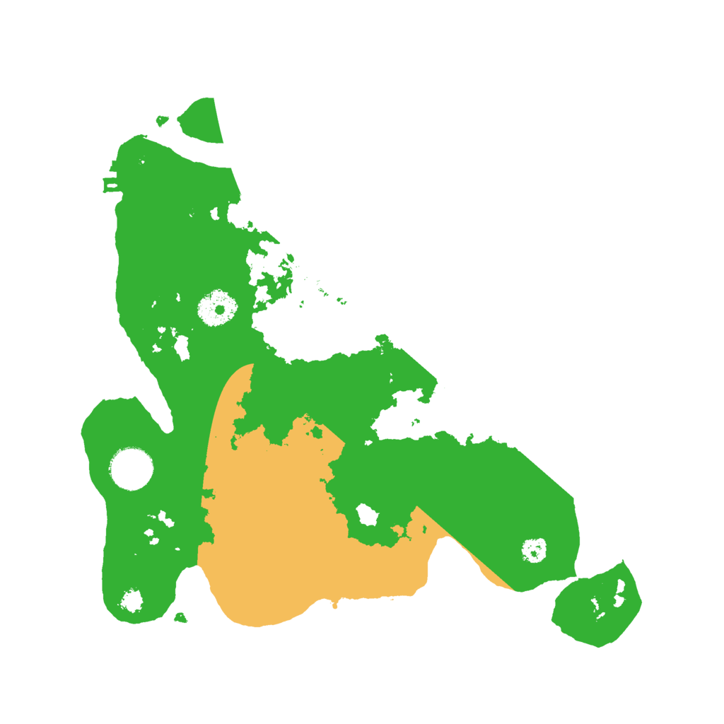 Biome Rust Map: Procedural Map, Size: 3000, Seed: 20052