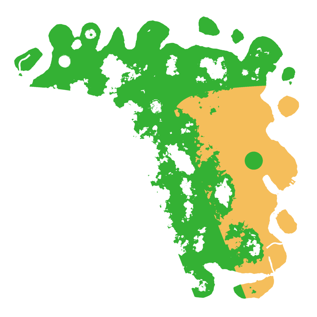 Biome Rust Map: Procedural Map, Size: 4650, Seed: 634899088