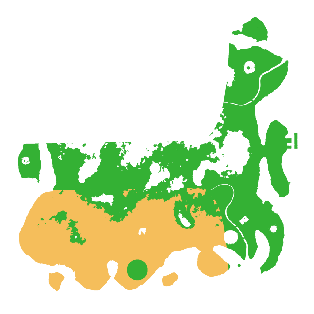 Biome Rust Map: Procedural Map, Size: 4000, Seed: 1102004