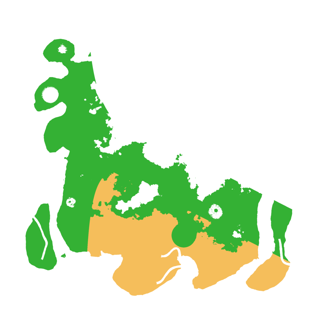 Biome Rust Map: Procedural Map, Size: 3500, Seed: 1653203548