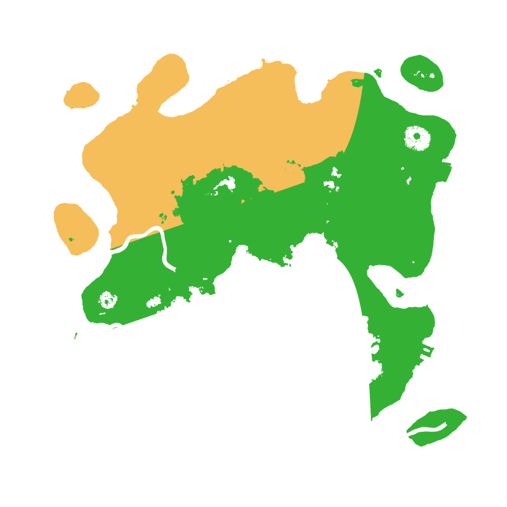 Biome Rust Map: Procedural Map, Size: 3000, Seed: 1623348