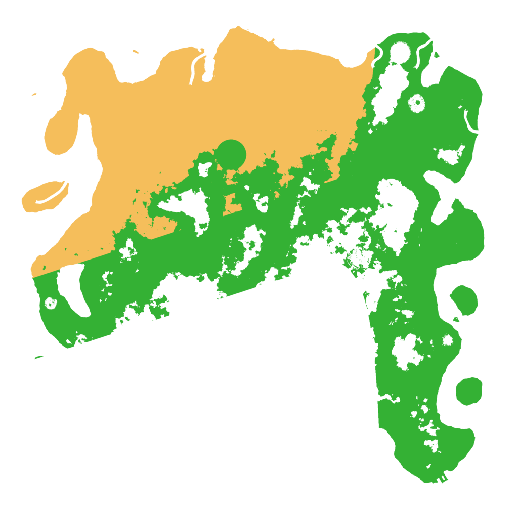 Biome Rust Map: Procedural Map, Size: 4500, Seed: 264580361