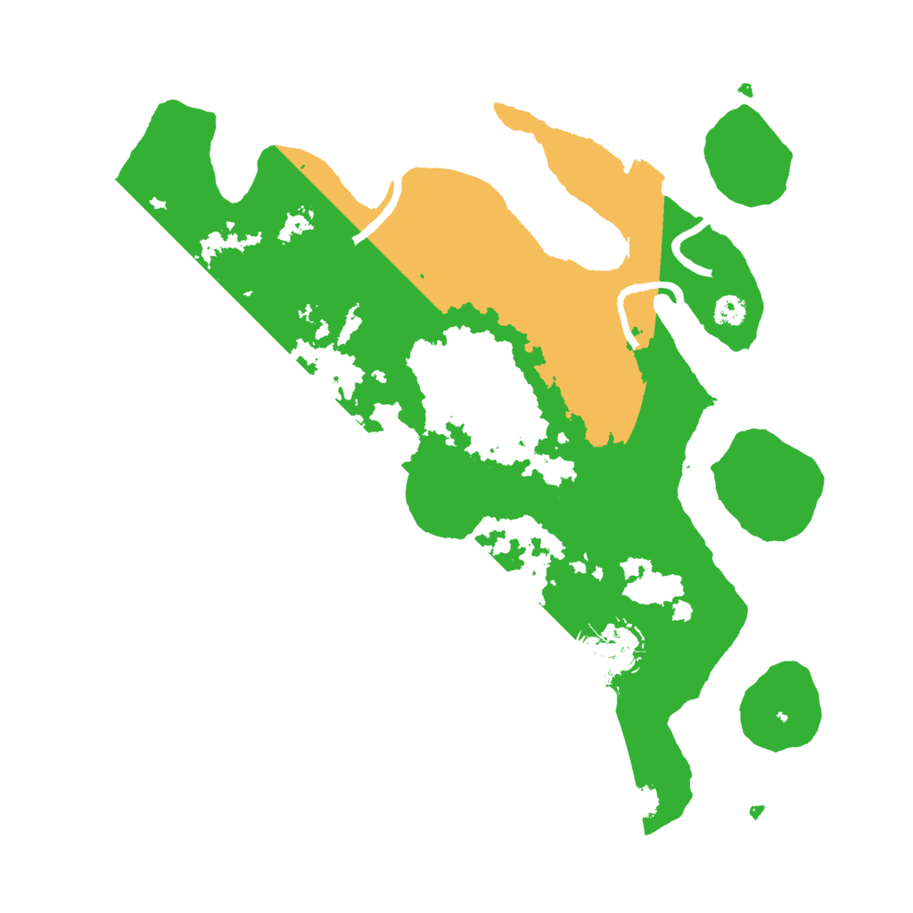 Biome Rust Map: Procedural Map, Size: 3000, Seed: 29067