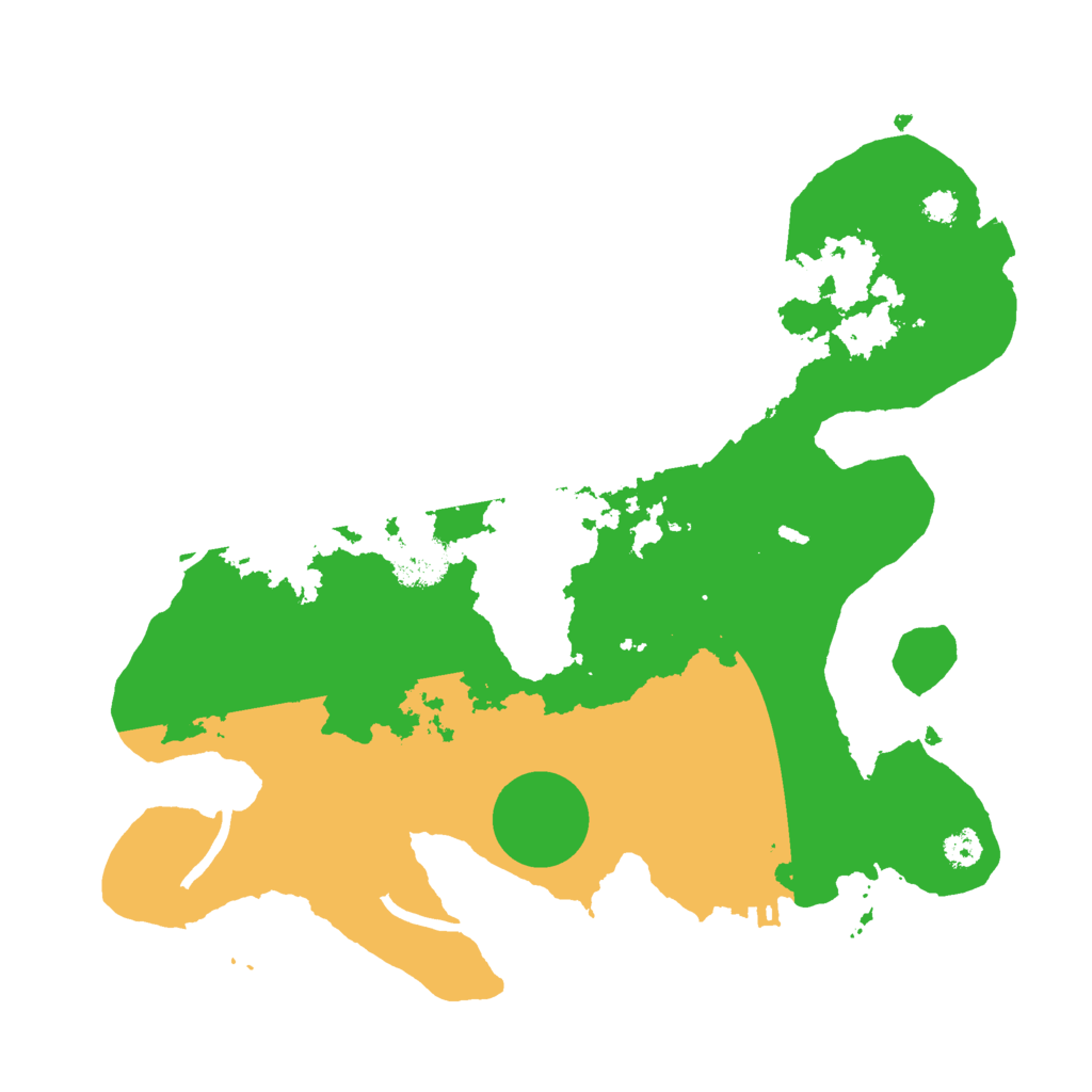Biome Rust Map: Procedural Map, Size: 3000, Seed: 99833107