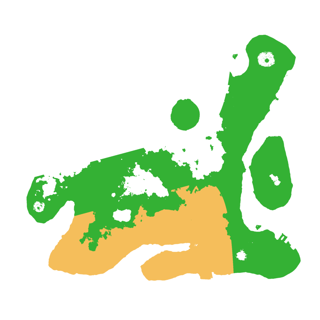 Biome Rust Map: Procedural Map, Size: 3000, Seed: 23043