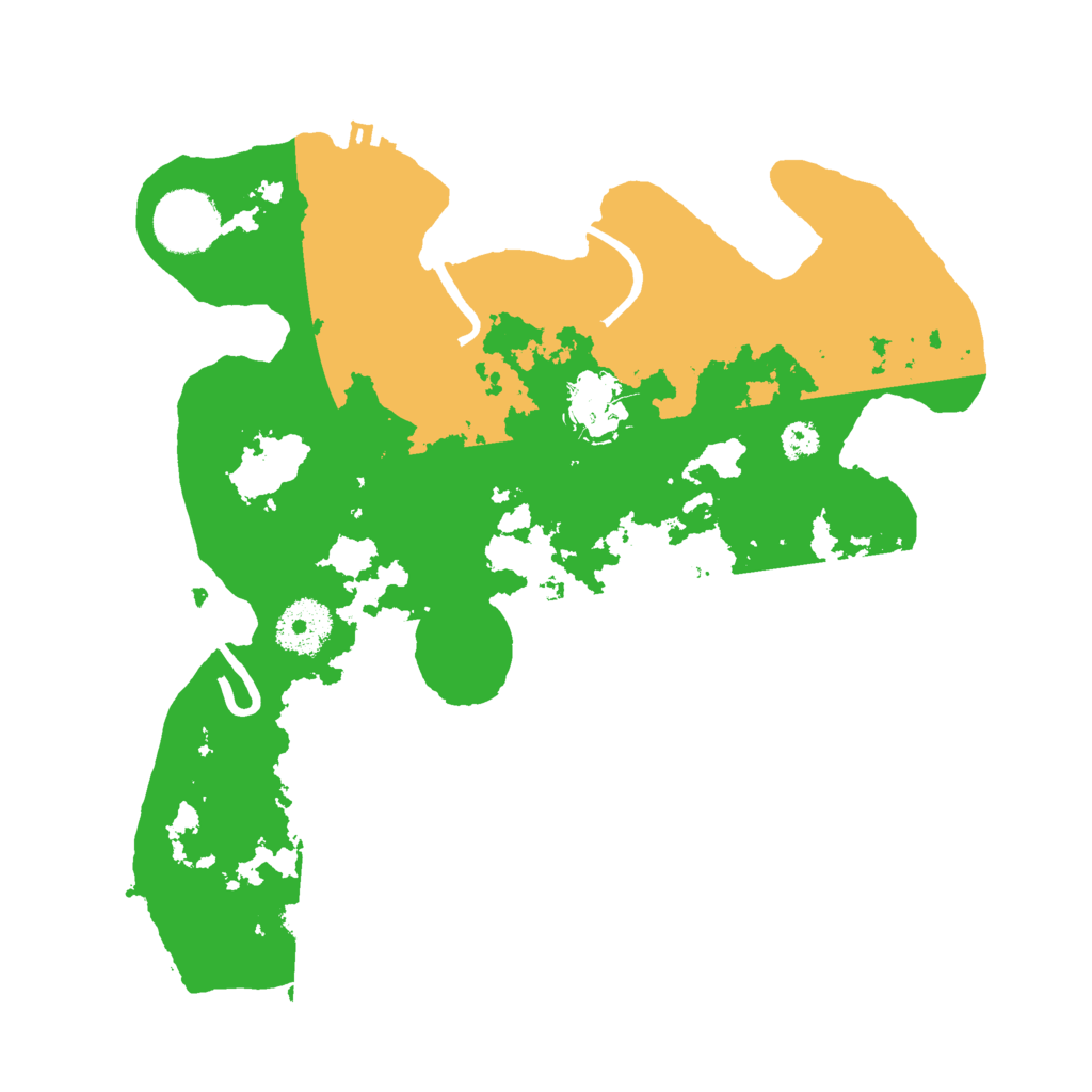 Biome Rust Map: Procedural Map, Size: 3000, Seed: 31215