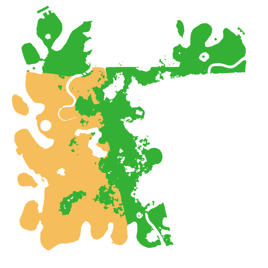 Biome Rust Map: Procedural Map, Size: 4300, Seed: 317008516