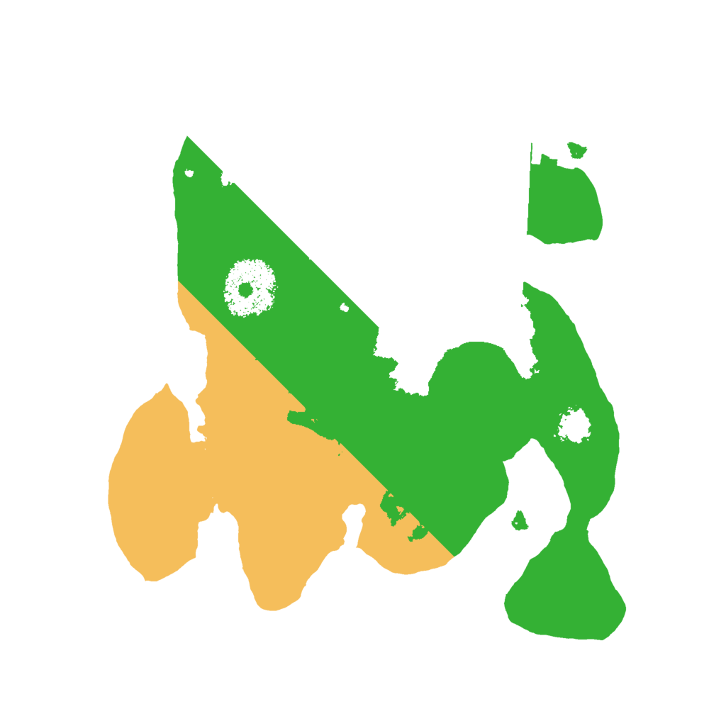 Biome Rust Map: Procedural Map, Size: 2000, Seed: 666237