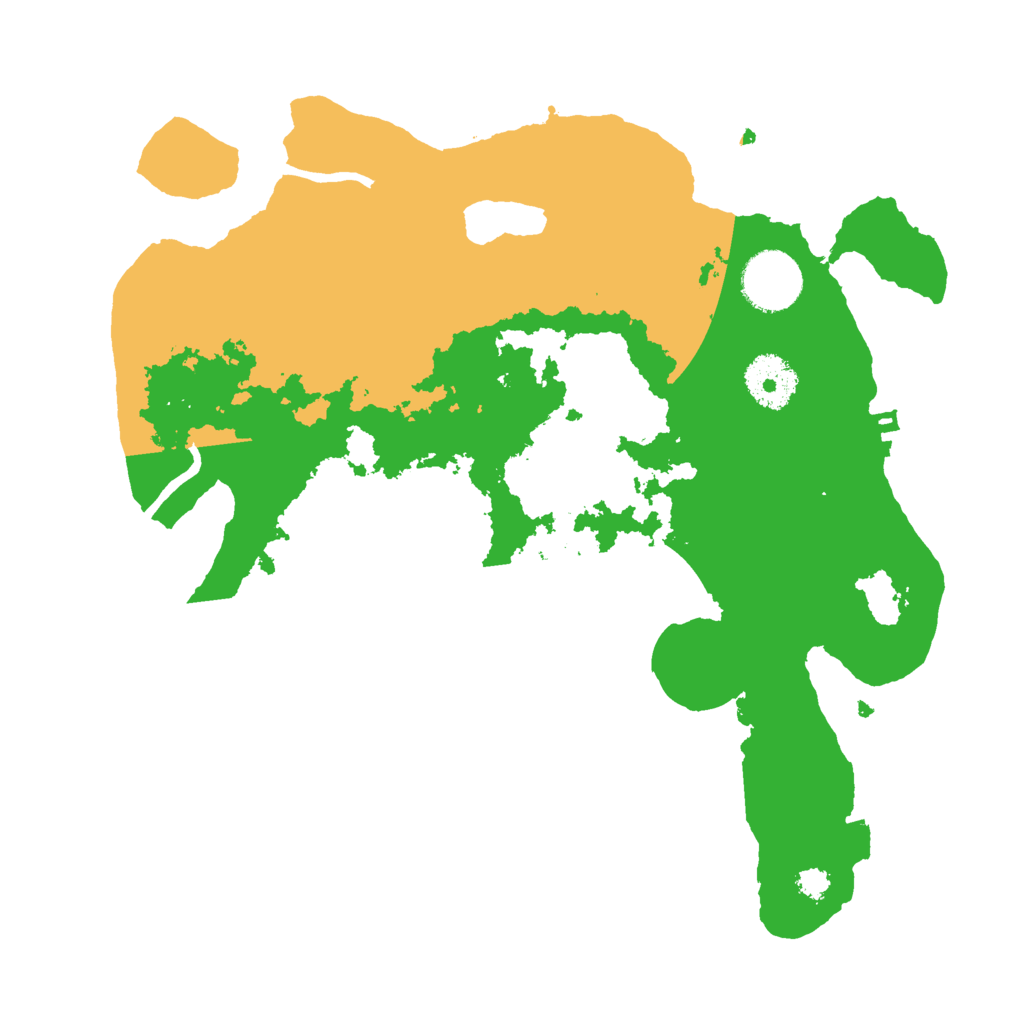 Biome Rust Map: Procedural Map, Size: 3000, Seed: 3354