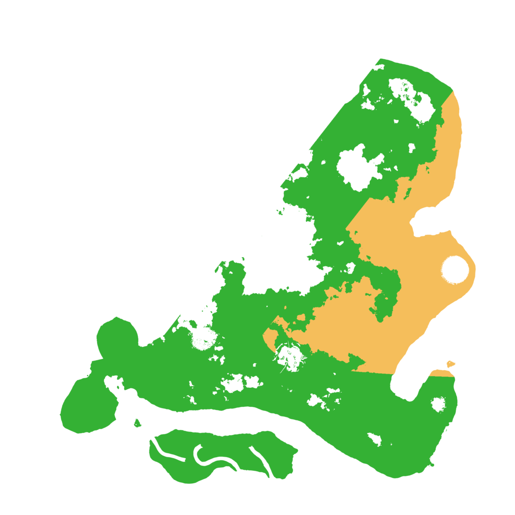 Biome Rust Map: Procedural Map, Size: 3300, Seed: 830915971