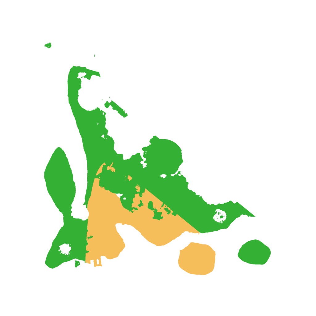 Biome Rust Map: Procedural Map, Size: 2500, Seed: 8024