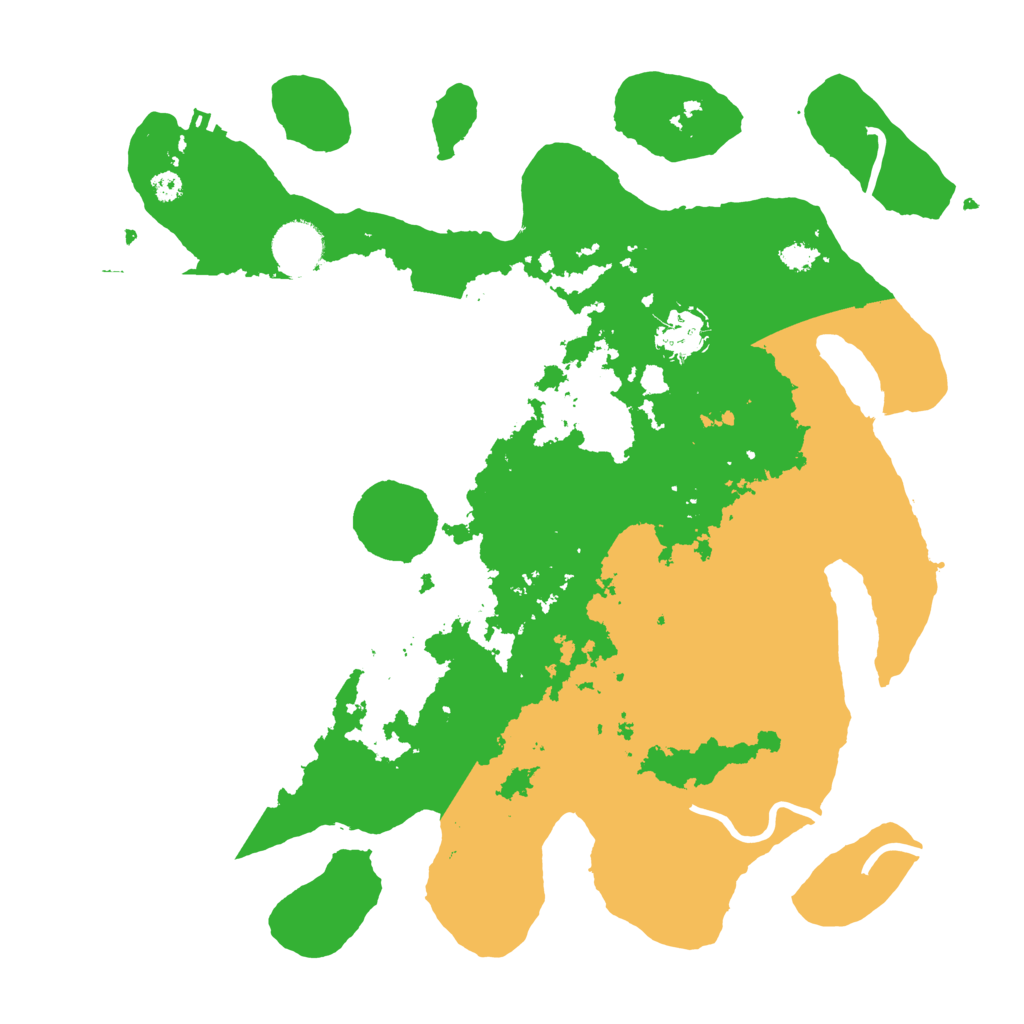 Biome Rust Map: Procedural Map, Size: 3500, Seed: 2873