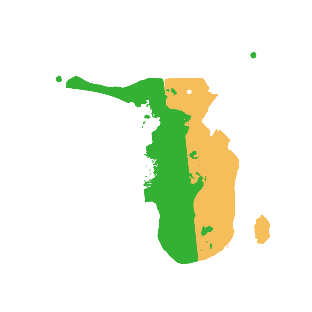 Biome Rust Map: Procedural Map, Size: 2000, Seed: 647195760