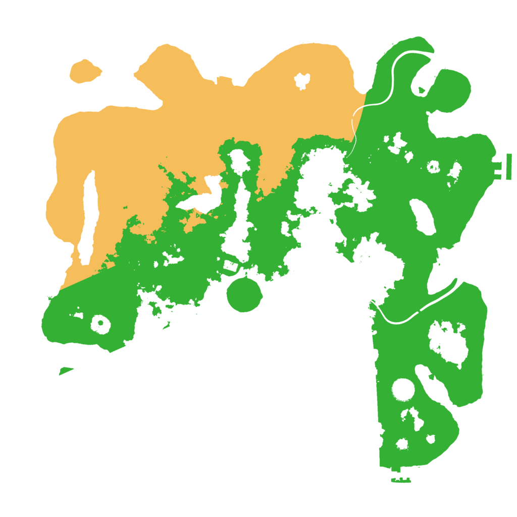 Biome Rust Map: Procedural Map, Size: 4000, Seed: 21113866