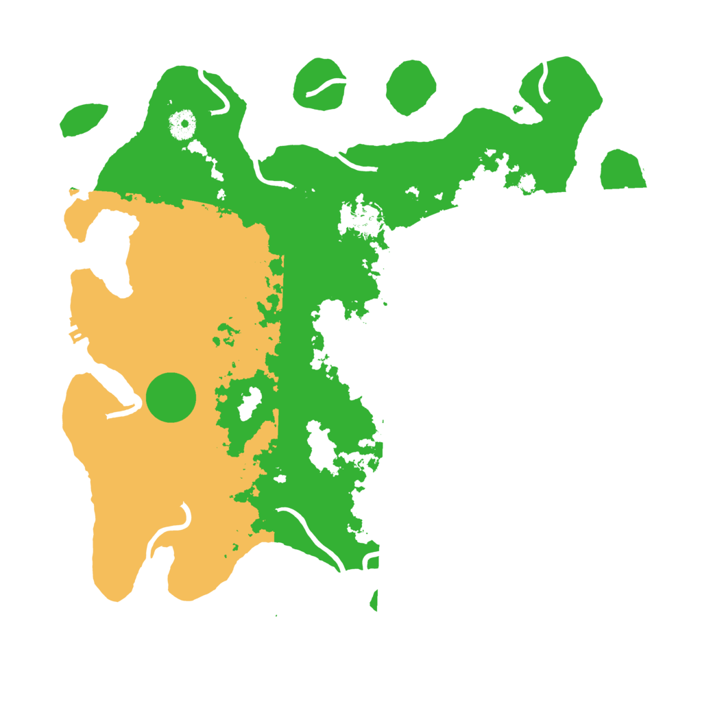 Biome Rust Map: Procedural Map, Size: 3700, Seed: 81015731