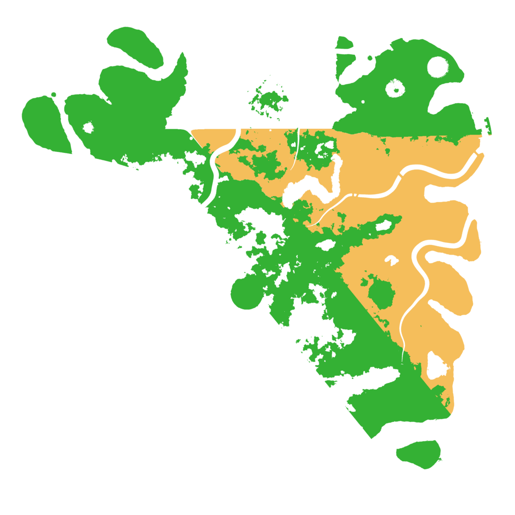 Biome Rust Map: Procedural Map, Size: 4300, Seed: 63212518