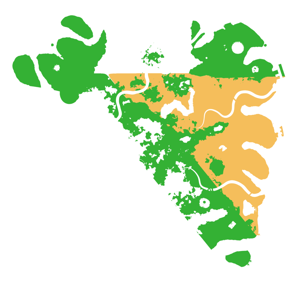 Biome Rust Map: Procedural Map, Size: 4300, Seed: 63212518
