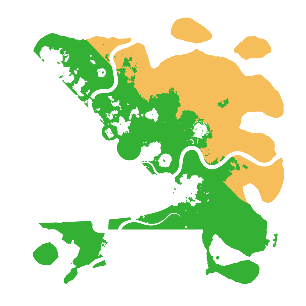 Biome Rust Map: Procedural Map, Size: 3450, Seed: 72120548