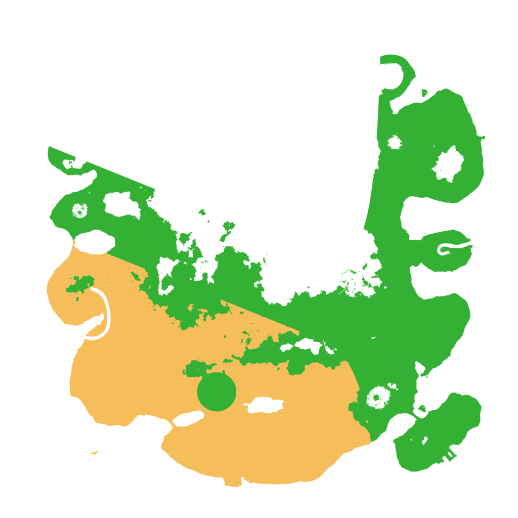 Biome Rust Map: Procedural Map, Size: 3500, Seed: 944177181