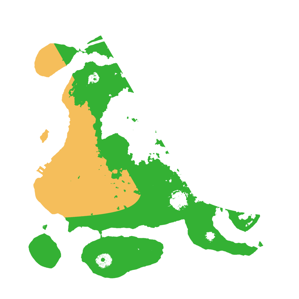 Biome Rust Map: Procedural Map, Size: 3000, Seed: 12552