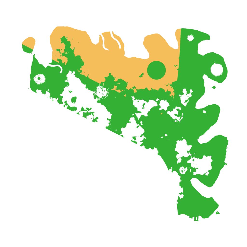 Biome Rust Map: Procedural Map, Size: 3500, Seed: 450298423