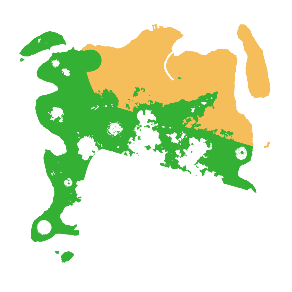 Biome Rust Map: Procedural Map, Size: 3600, Seed: 65304862