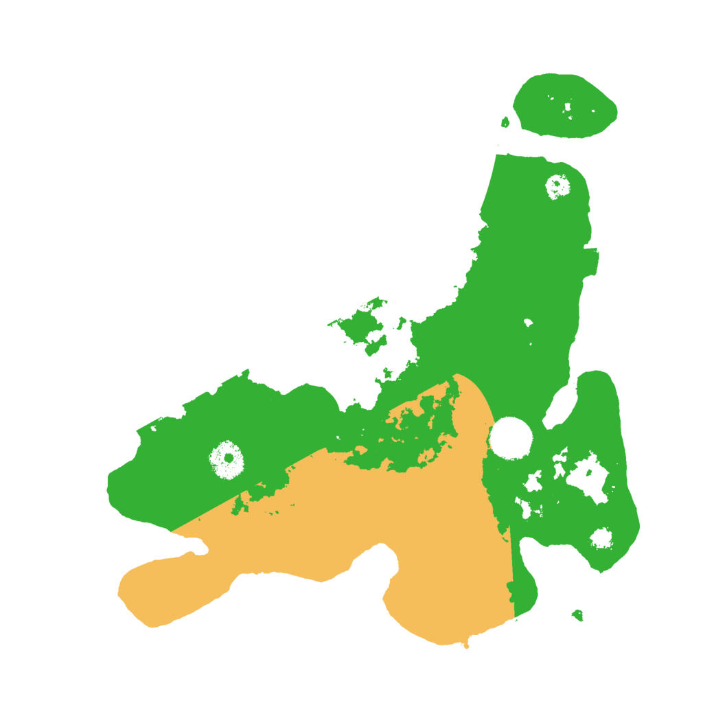 Biome Rust Map: Procedural Map, Size: 3000, Seed: 13767