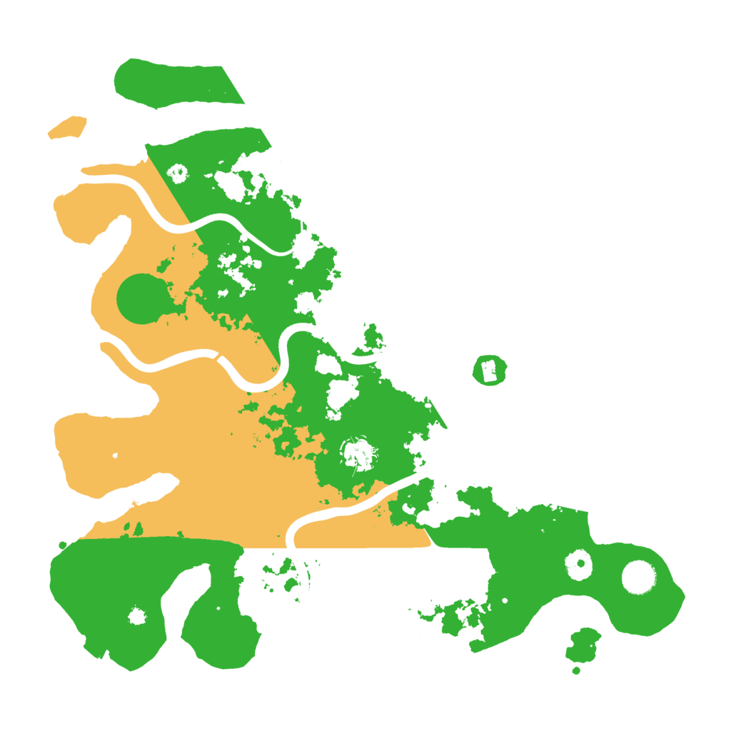 Biome Rust Map: Procedural Map, Size: 3800, Seed: 75955