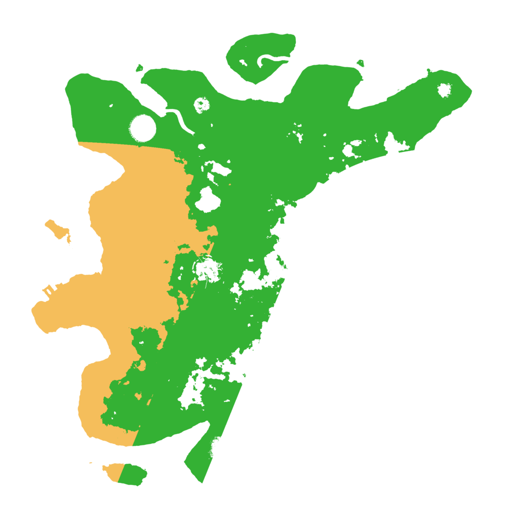 Biome Rust Map: Procedural Map, Size: 3500, Seed: 848147784