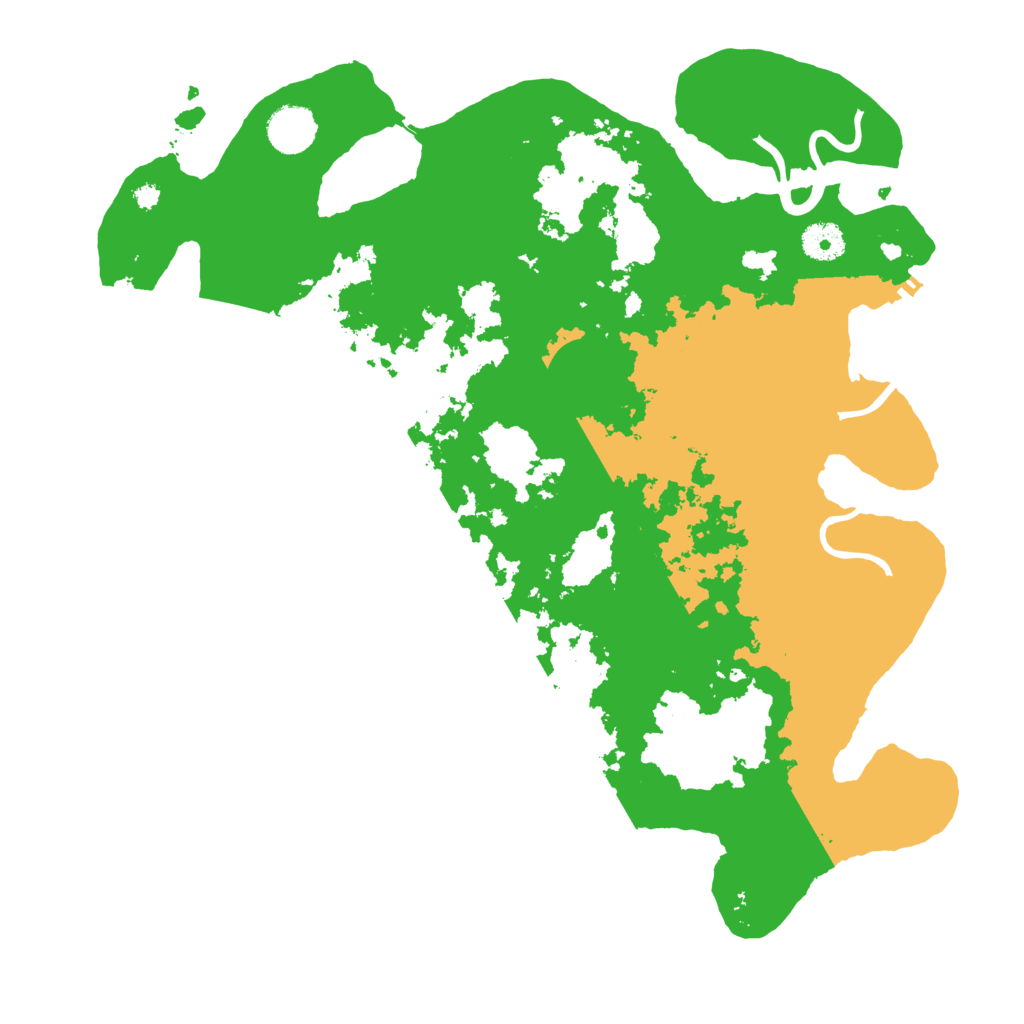 Biome Rust Map: Procedural Map, Size: 3800, Seed: 11716434