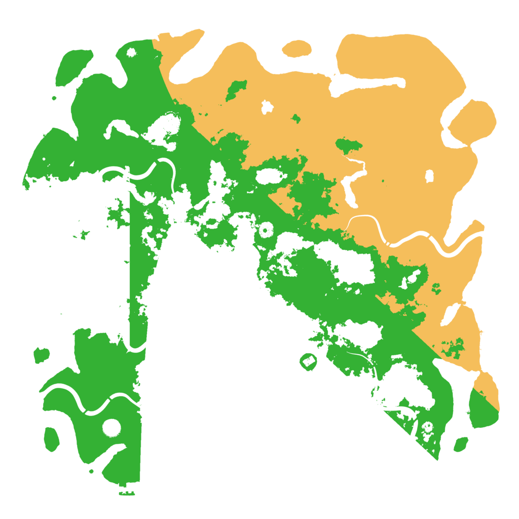 Biome Rust Map: Procedural Map, Size: 5000, Seed: 100500
