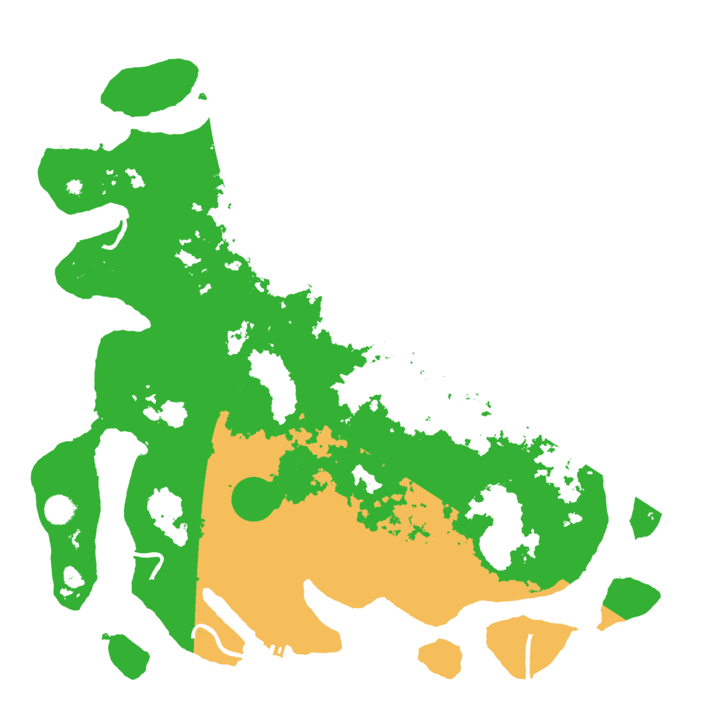 Biome Rust Map: Procedural Map, Size: 4300, Seed: 49588005