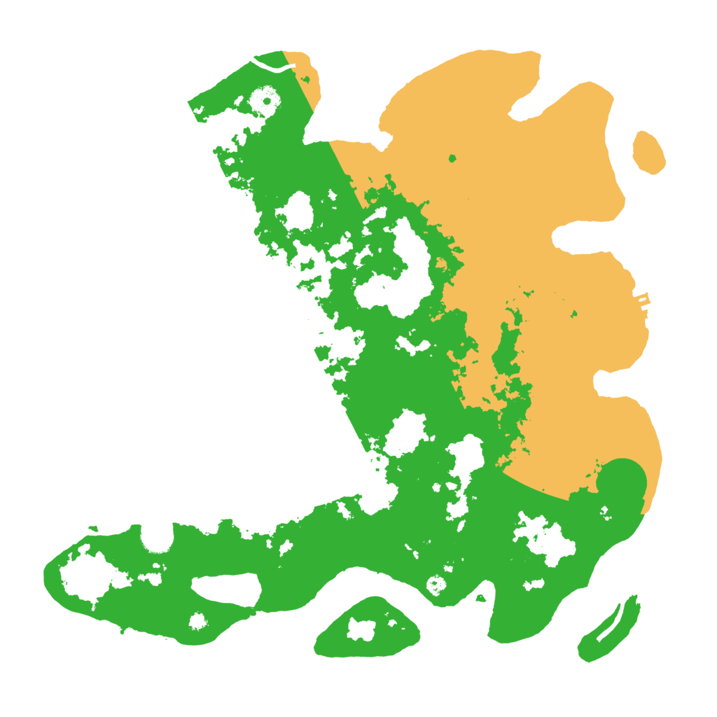 Biome Rust Map: Procedural Map, Size: 3850, Seed: 16055357