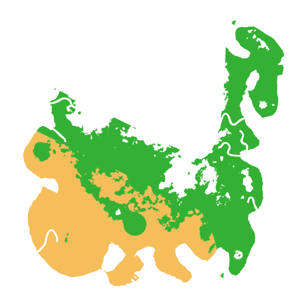 Biome Rust Map: Procedural Map, Size: 3550, Seed: 282836