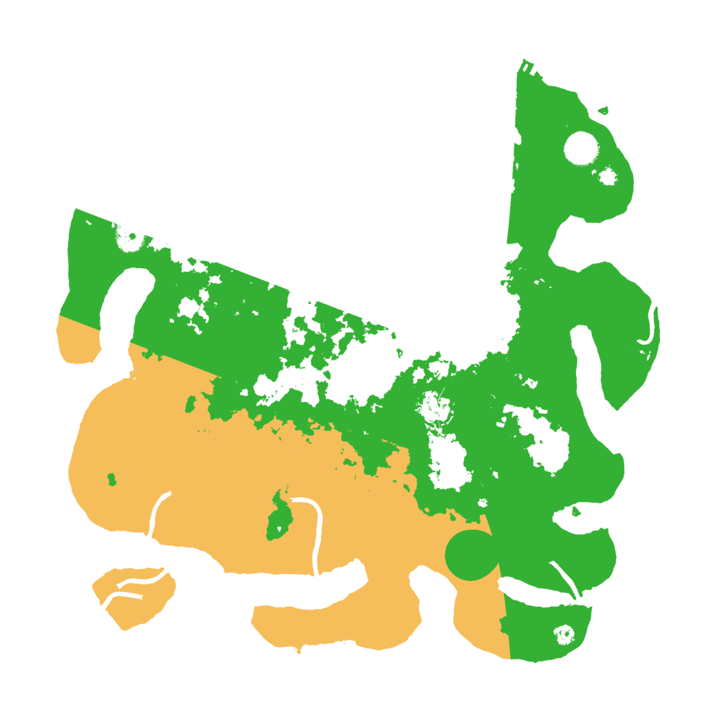 Biome Rust Map: Procedural Map, Size: 3650, Seed: 84245359