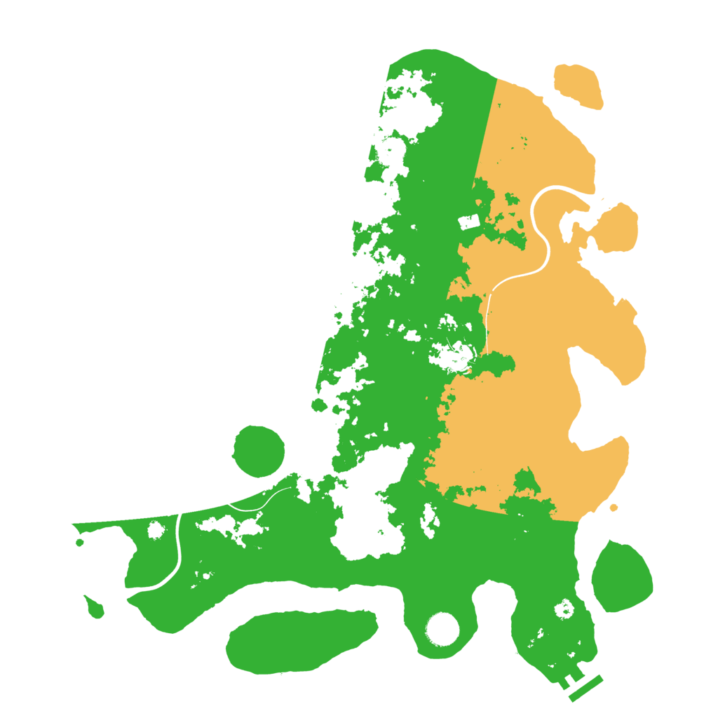 Biome Rust Map: Procedural Map, Size: 3800, Seed: 6816435