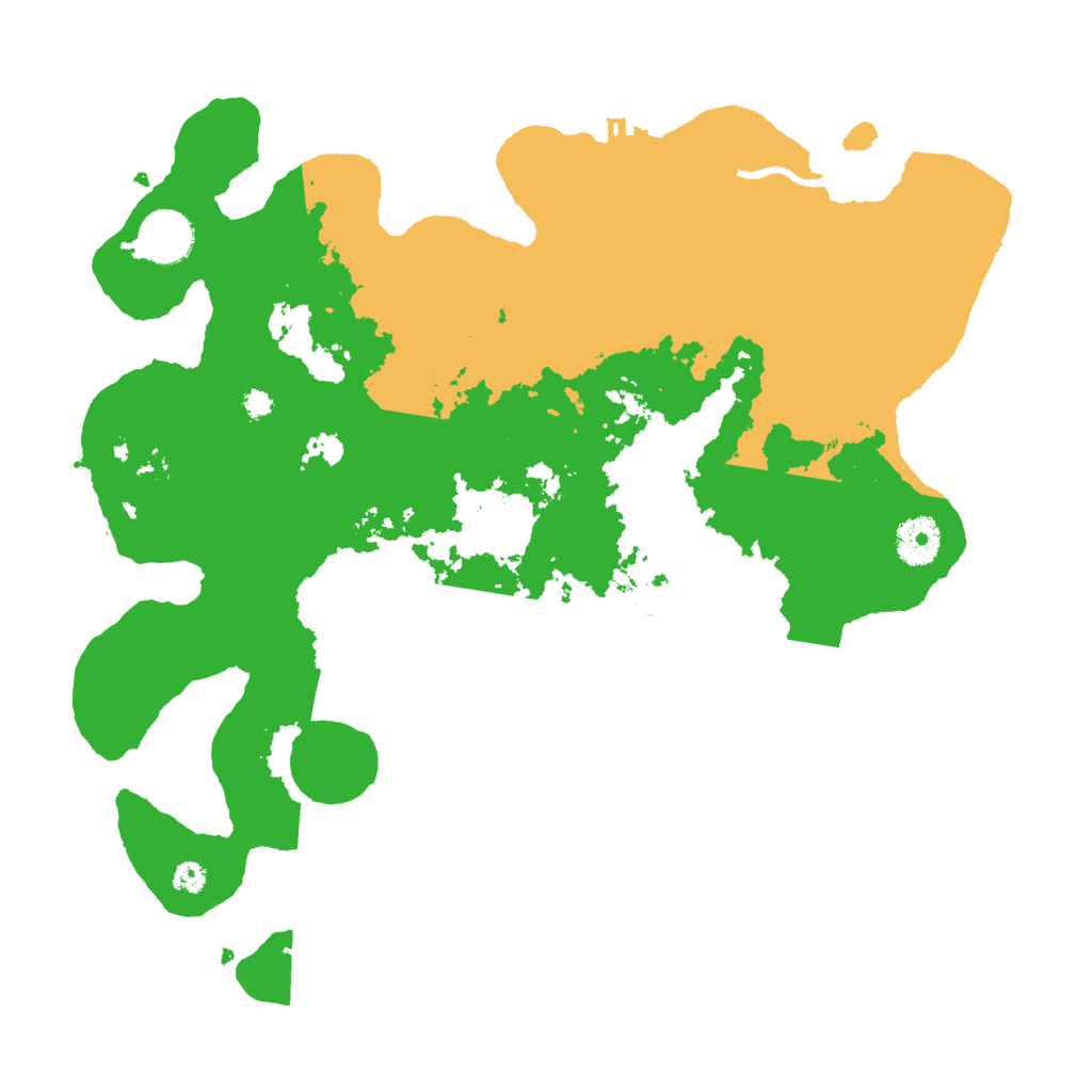 Biome Rust Map: Procedural Map, Size: 3500, Seed: 67282555