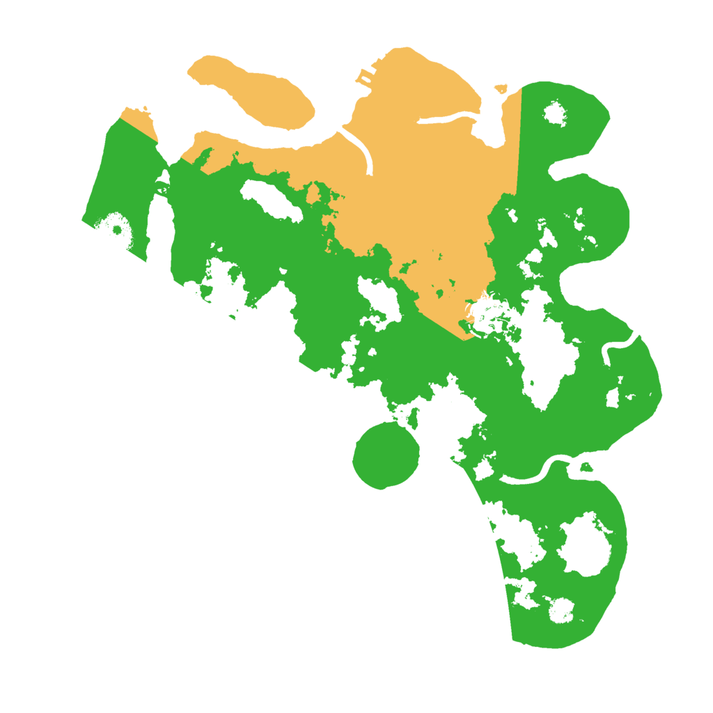 Biome Rust Map: Procedural Map, Size: 3000, Seed: 3684517