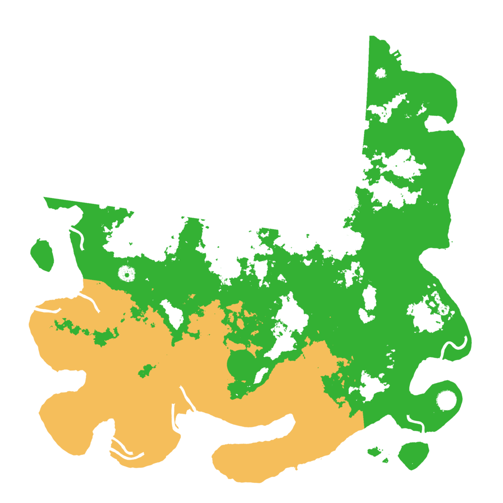 Biome Rust Map: Procedural Map, Size: 4500, Seed: 99147373