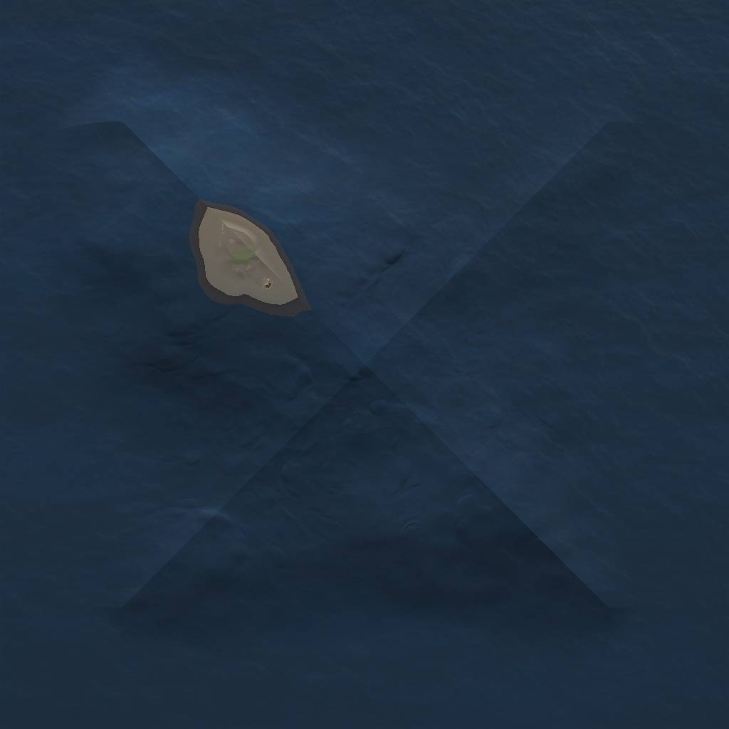 Rust Map: Procedural Map, Size: 1000, Seed: 2313124, 3 Monuments